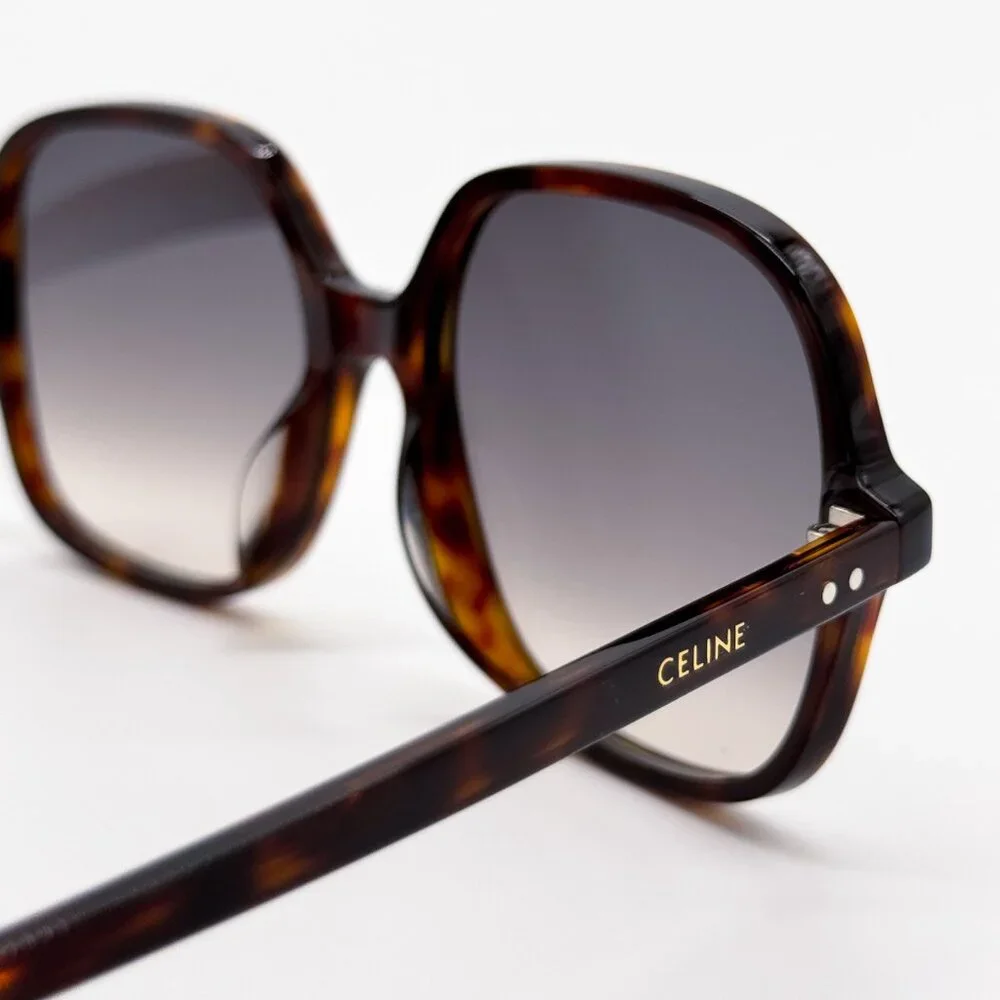 NEW CELINE CL 40244U 52F WOMEN HAVANA SUNGLASSES CELINE CL40244U 52F - Picture 9 of 12